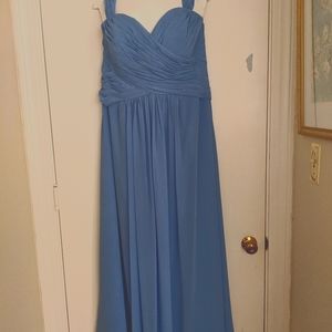 Cornflower Bridesmaid dress by Bill Levkoff